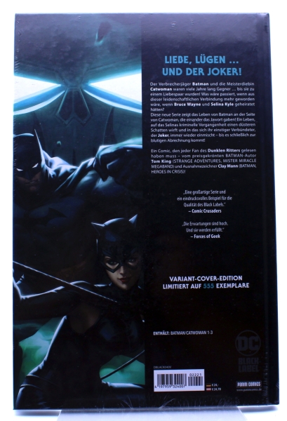 DC Black Label Comic Batman/Catwoman Band 1: auf 555 Exemplare limitiertes Variant-Cover von Panini